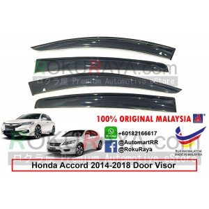 Honda Accord ( 9th Gen ) 2013 AG Door Visor Air Press Wind Deflector (Big 12cm Width)
